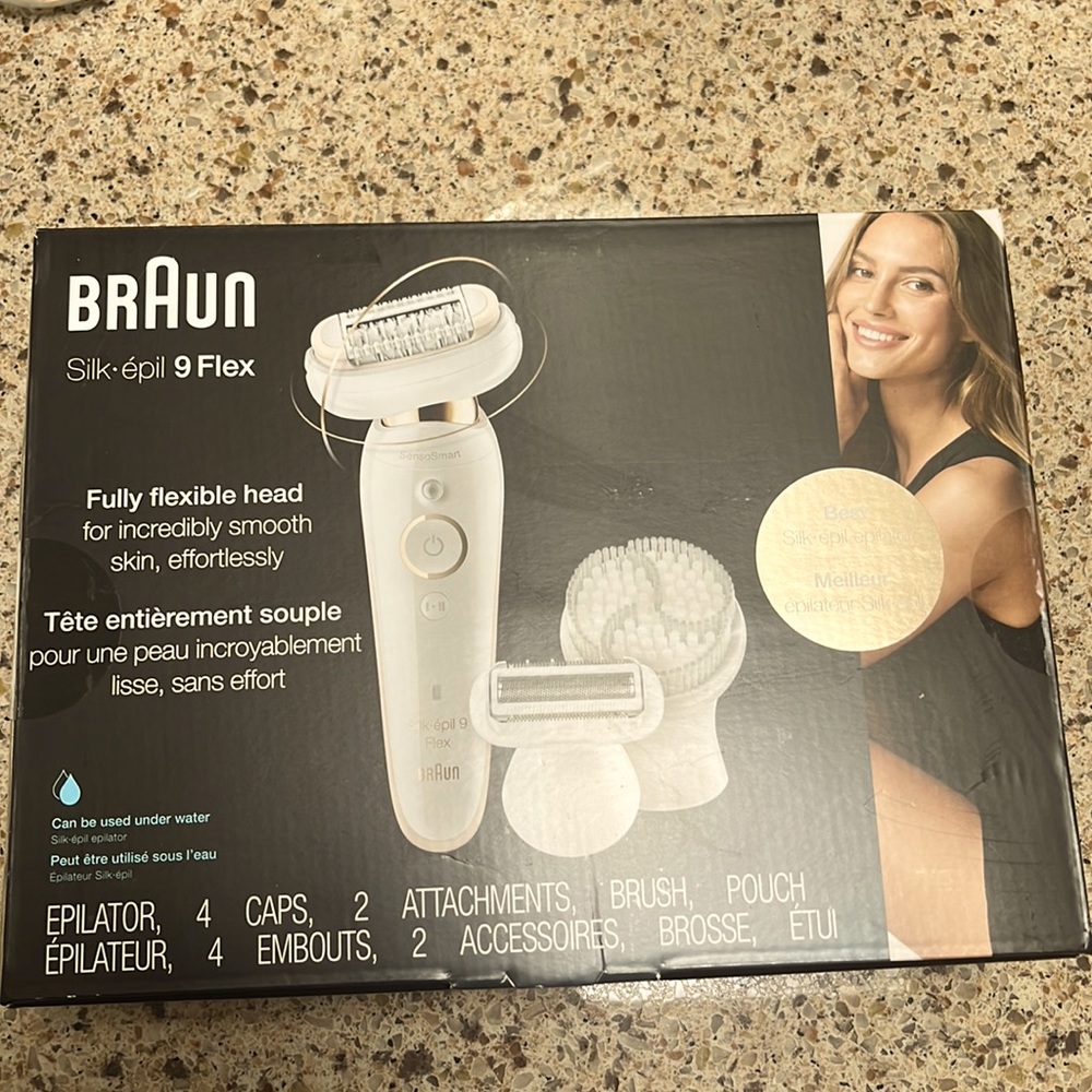 Braun 9 flex epilator. Never used.
